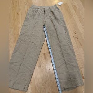 Target Women's Wide-Leg Pleated Pants in Light Tan